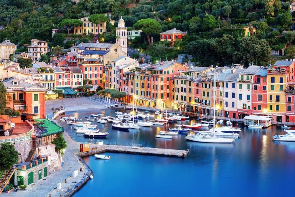 Portofino - Appartamento Vista Mare - Rooftop Terrazzo - In Centro Citta - Free Wifi 拉帕洛 外观 照片